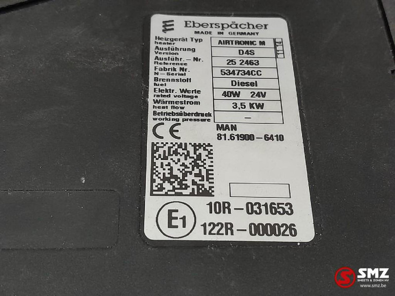 MAN Occ standverwarming Airtronic D4S MAN - Calefacción/ Ventilación para Camión: foto 5 MAN Occ standverwarming Airtronic D4S MAN - Calefacción/ Ventilación para Camión: foto 5