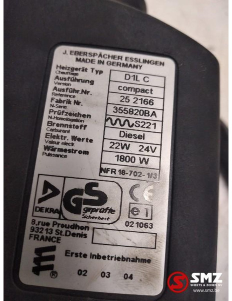 Scania Occ standverwarming D1LC - Calefacción/ Ventilación para Camión: foto 3 Scania Occ standverwarming D1LC - Calefacción/ Ventilación para Camión: foto 3