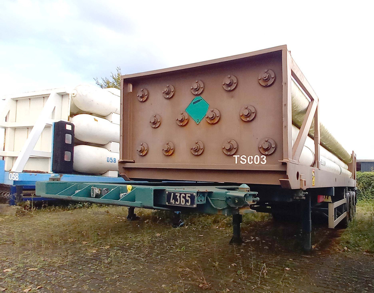 FRUEHAUF Gas tank tube semi-trailer used for compressed helium, hydrogen, Wasserstoff - Semirremolque cisterna: foto 2 FRUEHAUF Gas tank tube semi-trailer used for compressed helium, hydrogen, Wasserstoff - Semirremolque cisterna: foto 2