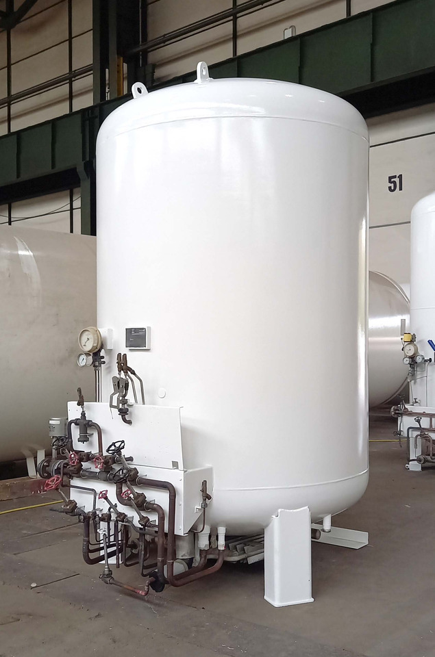 Gas tank cryogenic used for liquid oxygen, argon, nitrogen, carbon dioxide, CO2, LNG, ethylene. - Tanque de almacenamiento: foto 2 Gas tank cryogenic used for liquid oxygen, argon, nitrogen, carbon dioxide, CO2, LNG, ethylene. - Tanque de almacenamiento: foto 2
