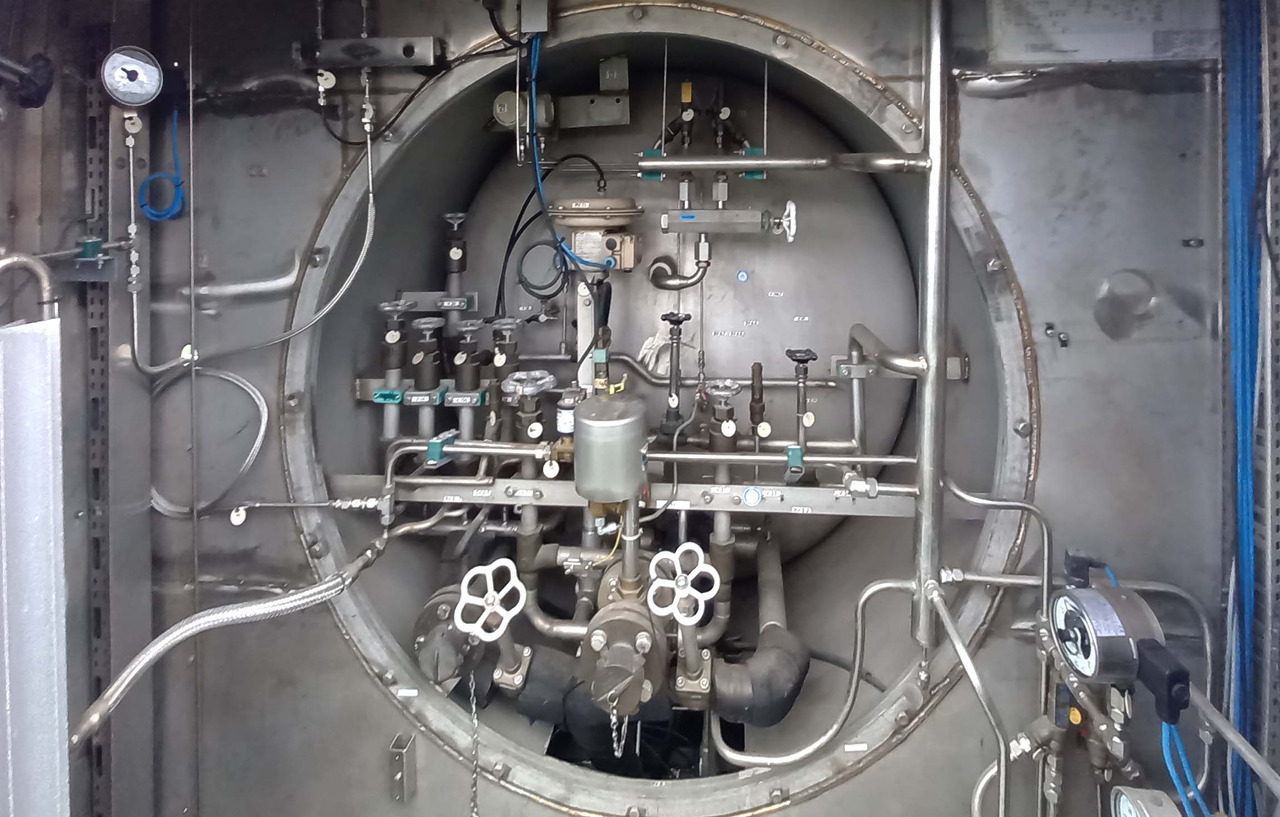 Semirremolque cisterna Messer Griesheim Gas tank semi-trailer used for LNG/CNG mobile filling station Methan Gas Cryogenic: foto 6