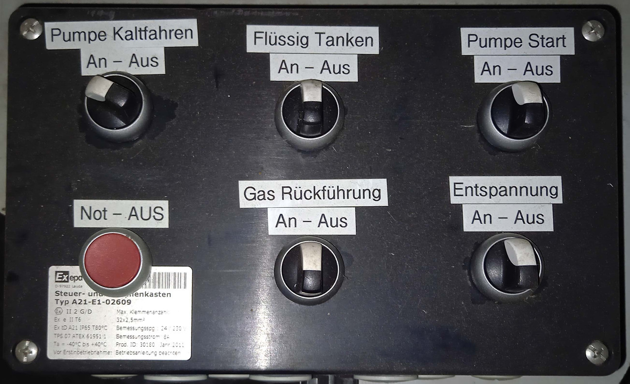 Semirremolque cisterna Messer Griesheim Gas tank semi-trailer used for LNG/CNG mobile filling station Methan Gas Cryogenic: foto 28