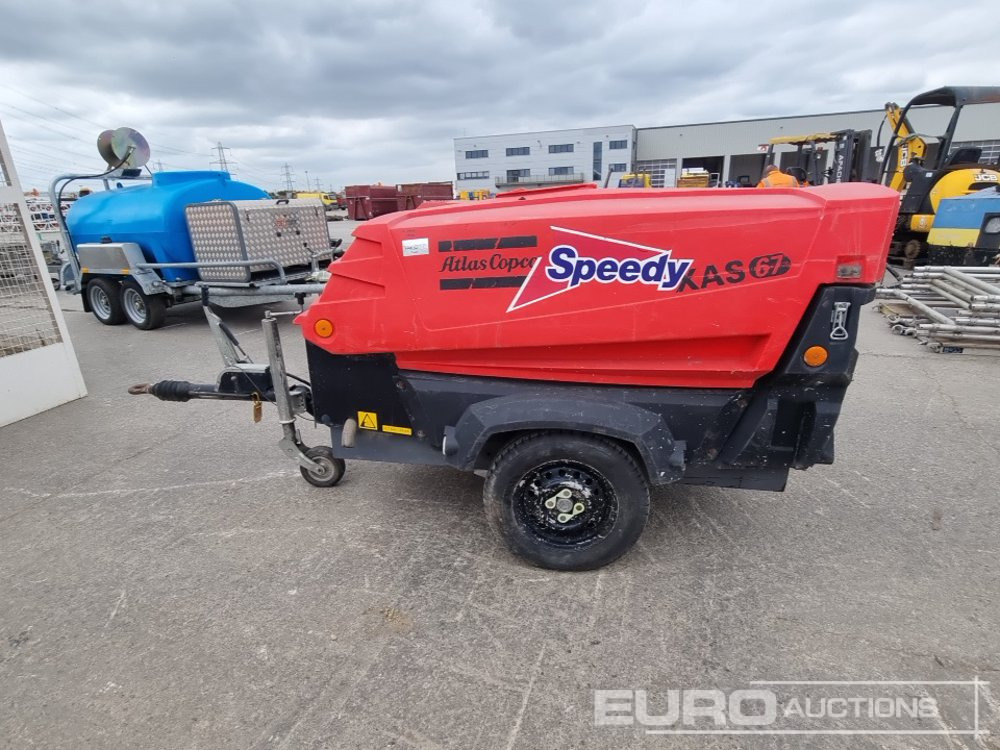 2013 Atlas Copco XAS67 - Compresor de aire: foto 2 2013 Atlas Copco XAS67 - Compresor de aire: foto 2