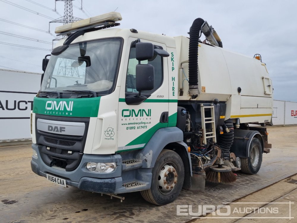 2014 DAF LF220 - Barredora vial: foto 1 2014 DAF LF220 - Barredora vial: foto 1