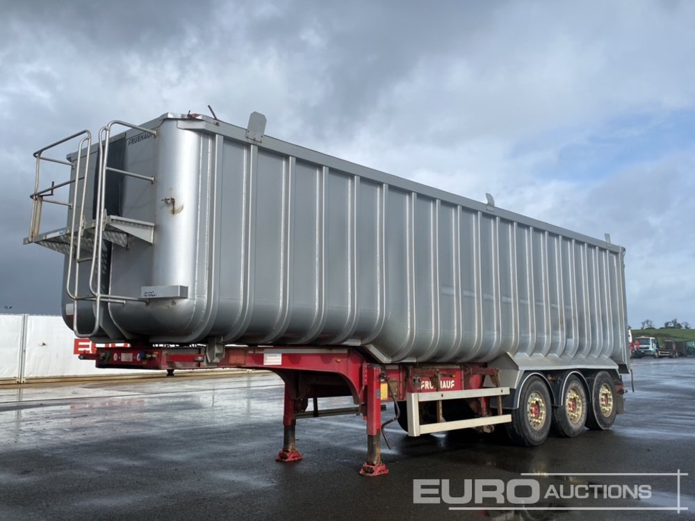 2014 Fruehauf Tri Axle Bluk Tipping Trailer, Roll Over Cover - Semirremolque volquete: foto 1 2014 Fruehauf Tri Axle Bluk Tipping Trailer, Roll Over Cover - Semirremolque volquete: foto 1