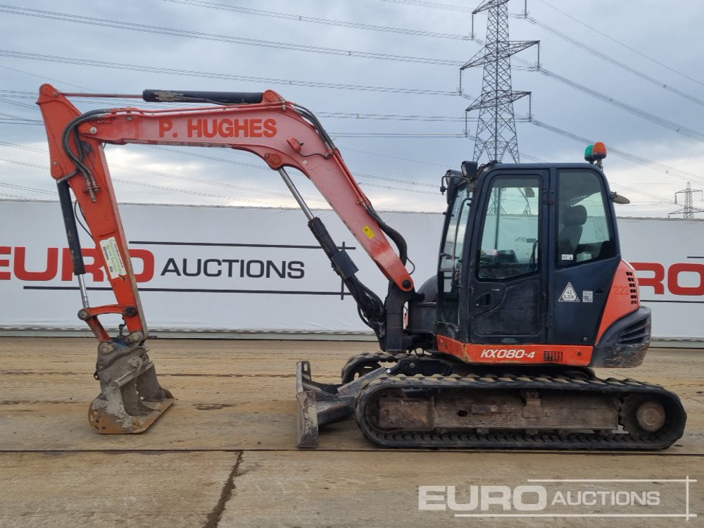 2014 Kubota KX080-4 - Miniexcavadora: foto 2 2014 Kubota KX080-4 - Miniexcavadora: foto 2