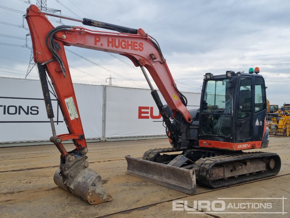 2014 Kubota KX080-4 - Miniexcavadora: foto 1 2014 Kubota KX080-4 - Miniexcavadora: foto 1