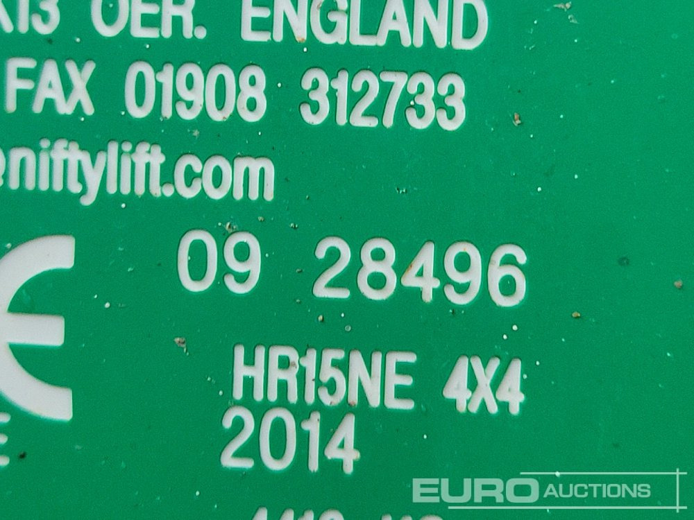 Plataforma elevadora 2014 Niftylift HR15NE: foto 40 Plataforma elevadora 2014 Niftylift HR15NE: foto 40