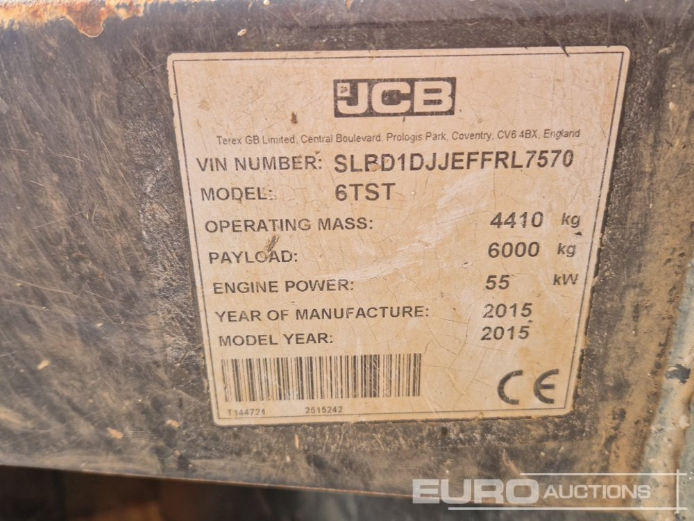 Minidumper 2015 JCB 6TST: foto 40
