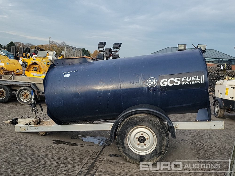 2016 Bowser Supply 2000 Litre Single Axle Bunded Fuel Bowser, Manual Pump - Tanque de almacenamiento: foto 2 2016 Bowser Supply 2000 Litre Single Axle Bunded Fuel Bowser, Manual Pump - Tanque de almacenamiento: foto 2