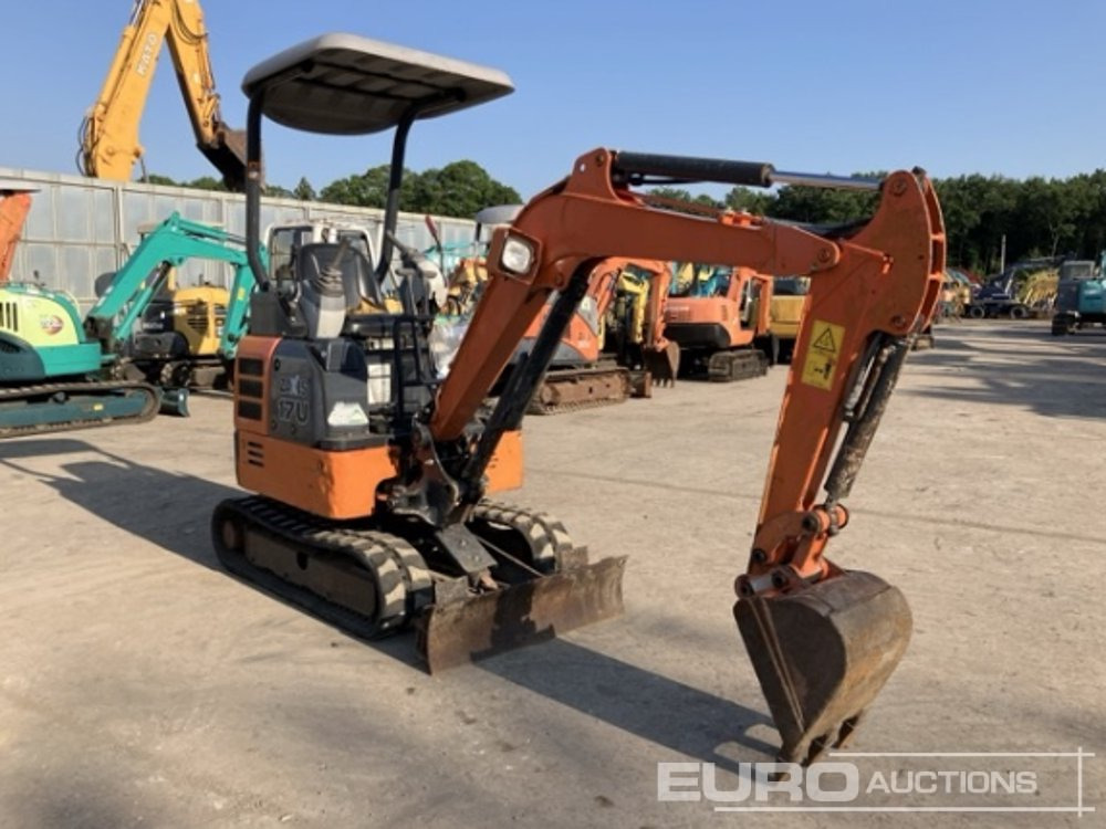 2016 Hitachi ZX17U-5A Rubber Tracks, Blade, Offset, Bucket, Canopy - Miniexcavadora: foto 2 2016 Hitachi ZX17U-5A Rubber Tracks, Blade, Offset, Bucket, Canopy - Miniexcavadora: foto 2