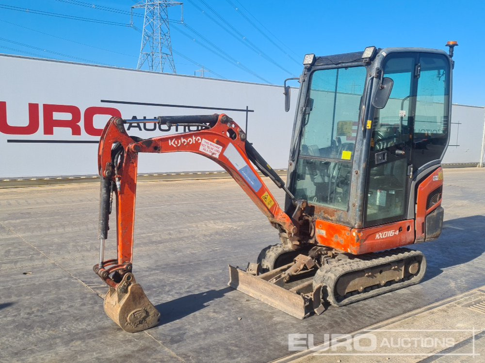 2016 Kubota KX016-4 - Miniexcavadora: foto 1 2016 Kubota KX016-4 - Miniexcavadora: foto 1