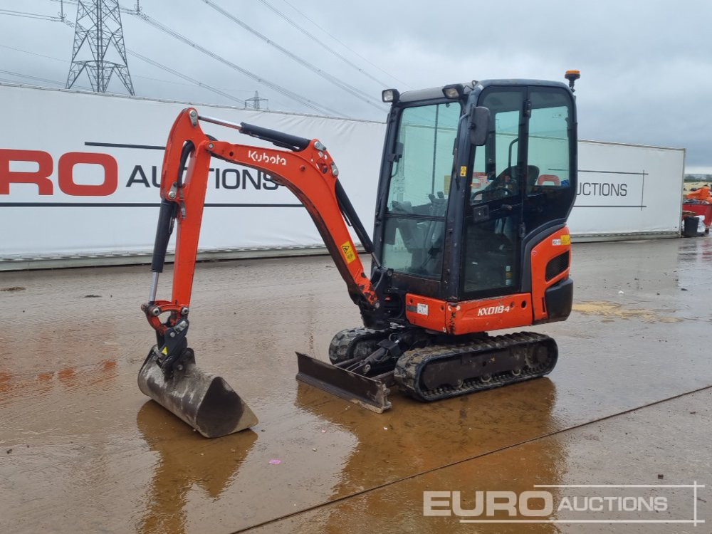 2016 Kubota KX018-4 - Miniexcavadora: foto 1 2016 Kubota KX018-4 - Miniexcavadora: foto 1