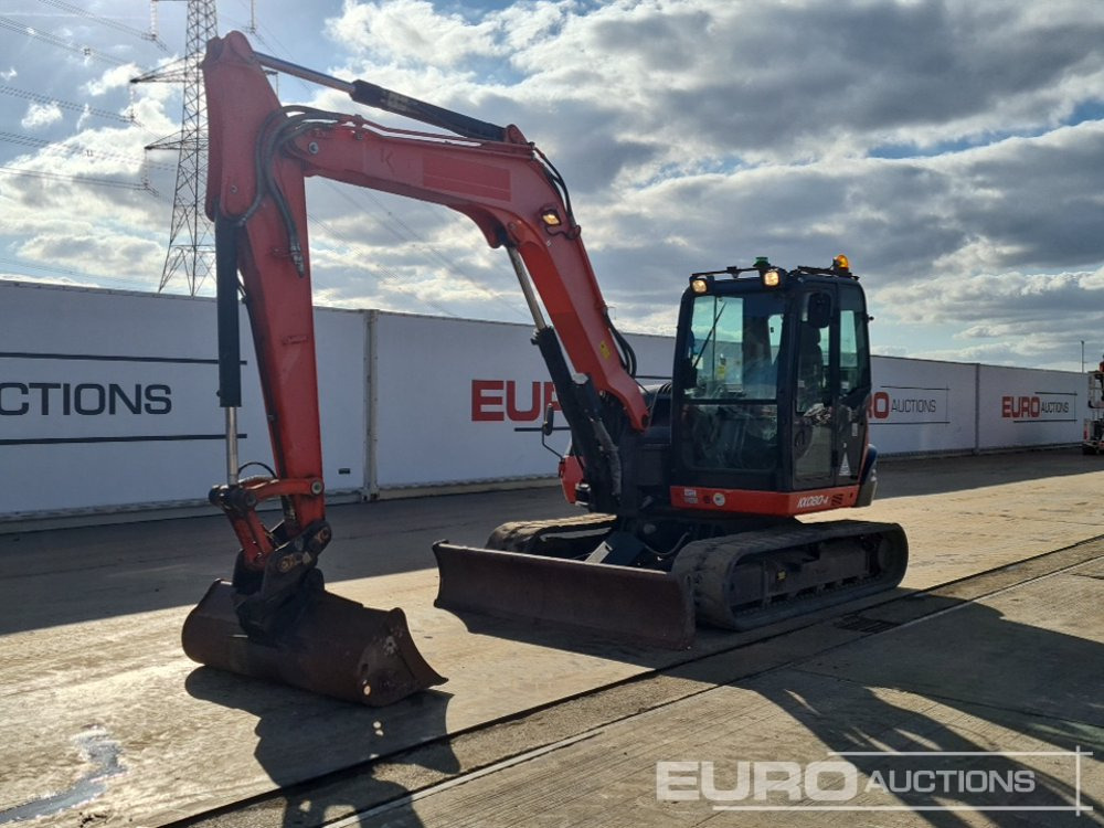 2016 Kubota KX080-4 - Miniexcavadora: foto 1 2016 Kubota KX080-4 - Miniexcavadora: foto 1