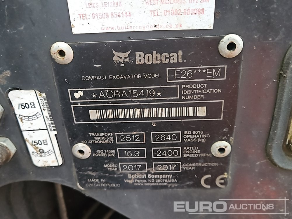 Miniexcavadora 2017 Bobcat E26: foto 41 Miniexcavadora 2017 Bobcat E26: foto 41