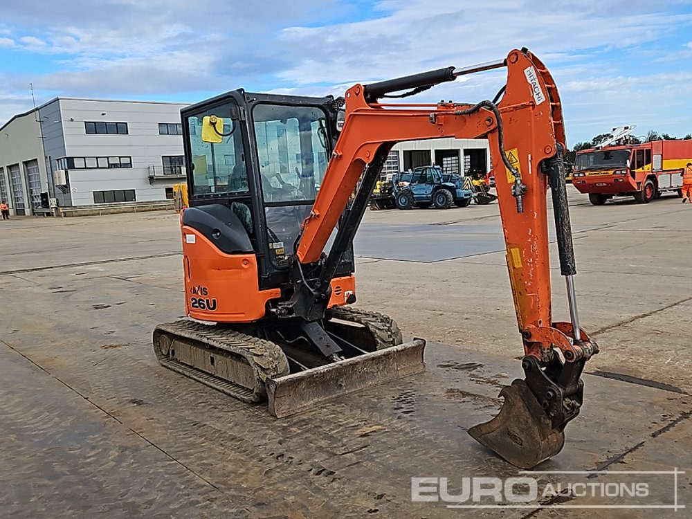 Miniexcavadora 2017 Hitachi ZX26U-5A CR: foto 7