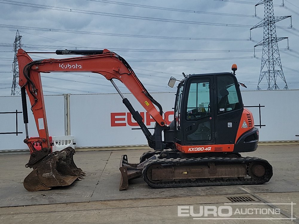2017 Kubota KX080-4A - Miniexcavadora: foto 2 2017 Kubota KX080-4A - Miniexcavadora: foto 2
