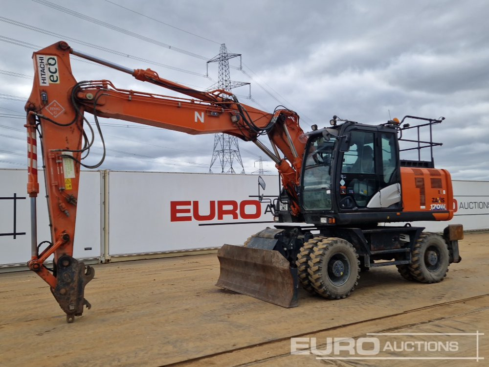 2018 Hitachi ZX170W-6 - Excavadora de ruedas: foto 1 2018 Hitachi ZX170W-6 - Excavadora de ruedas: foto 1