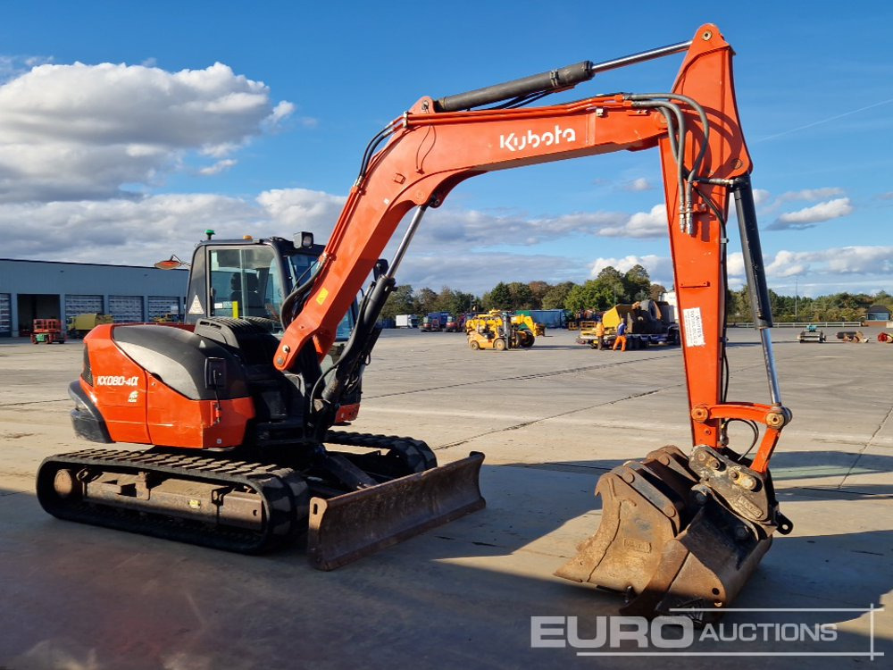 Miniexcavadora 2018 Kubota KX080-4A: foto 7
