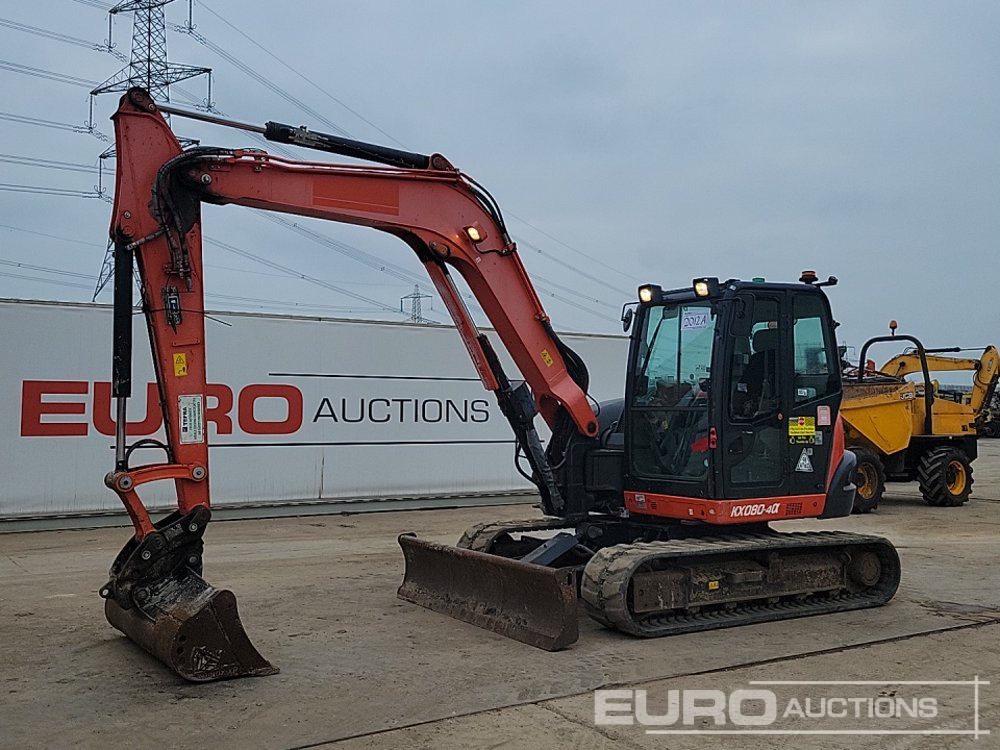2018 Kubota KX080-4A - Miniexcavadora: foto 1 2018 Kubota KX080-4A - Miniexcavadora: foto 1