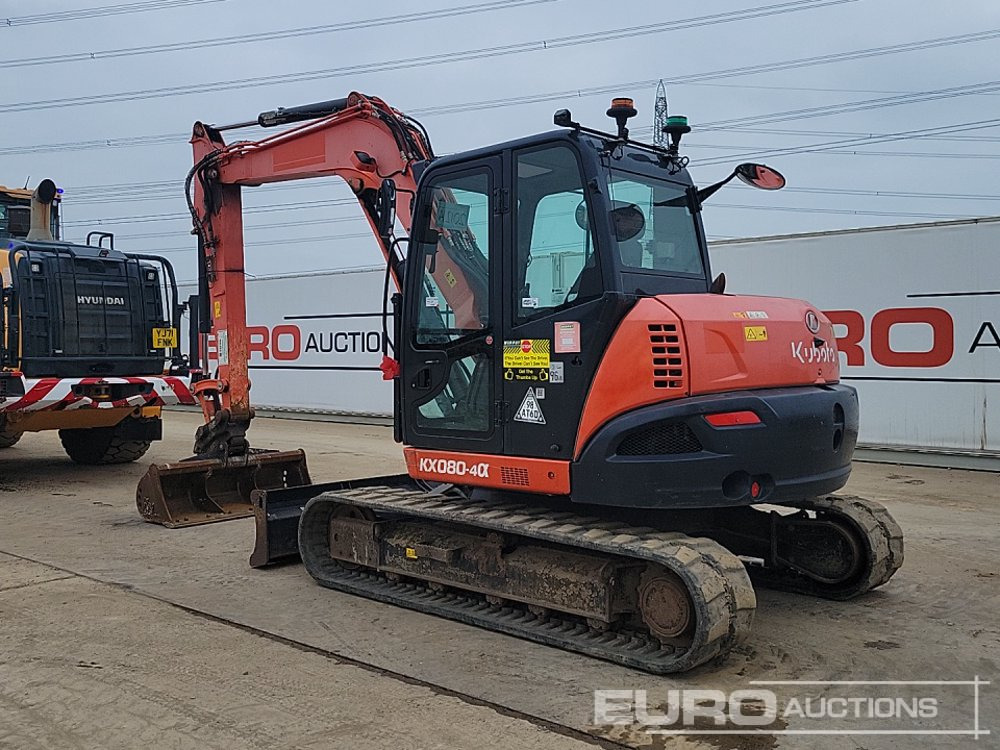 2018 Kubota KX080-4A - Miniexcavadora: foto 3 2018 Kubota KX080-4A - Miniexcavadora: foto 3