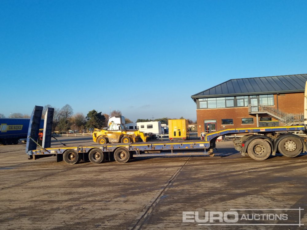 Semirremolque góndola rebajadas 2018 McCauley Tri Axle Step Frame Low Loader Trailer, Out Riggers, Hydraulic Ramps: foto 6