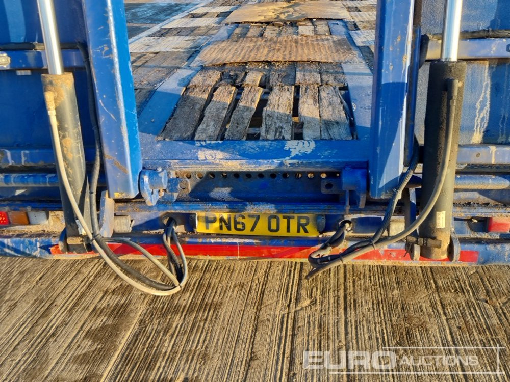 Semirremolque góndola rebajadas 2018 McCauley Tri Axle Step Frame Low Loader Trailer, Out Riggers, Hydraulic Ramps: foto 19