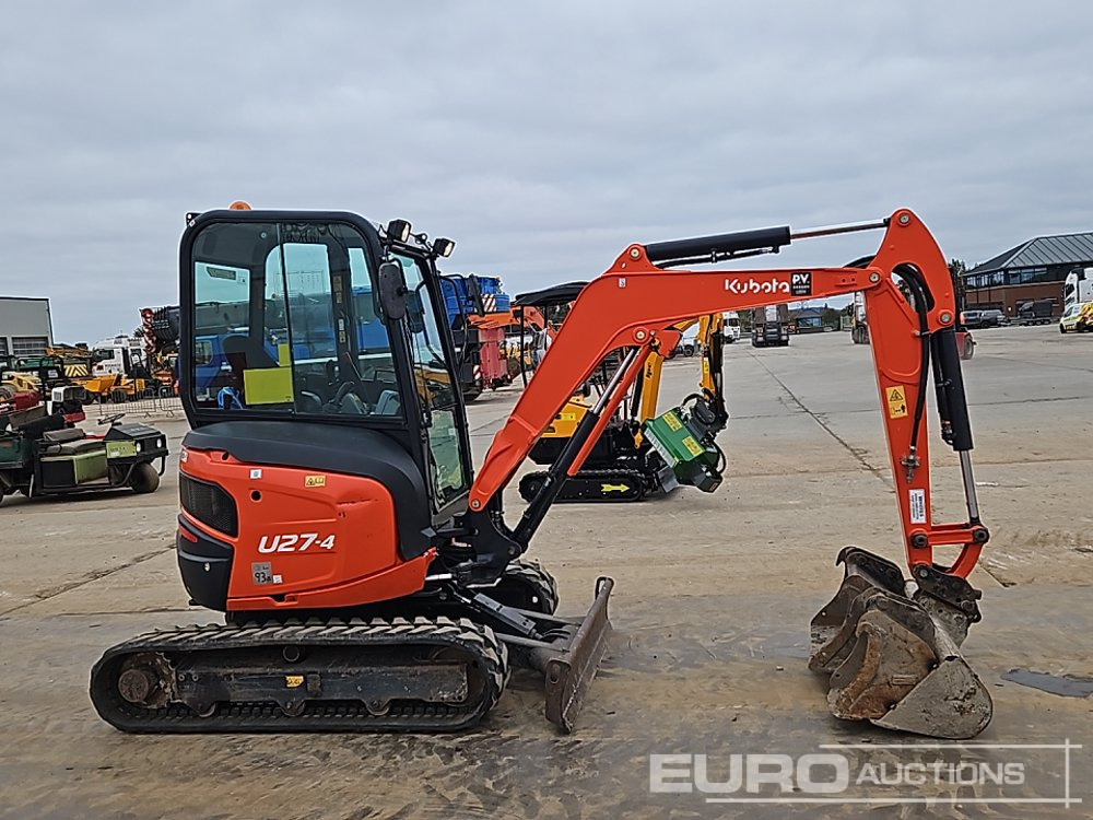 Miniexcavadora 2019 Kubota U27-4: foto 6
