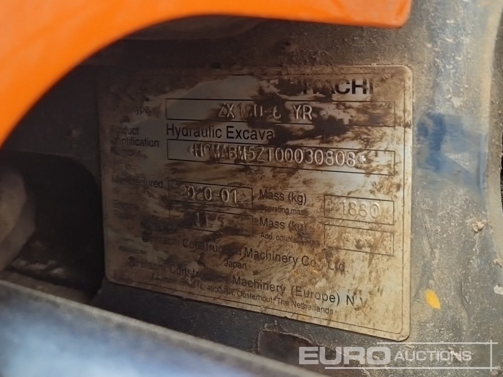 Miniexcavadora 2020 Hitachi ZX19U-6 YR: foto 40