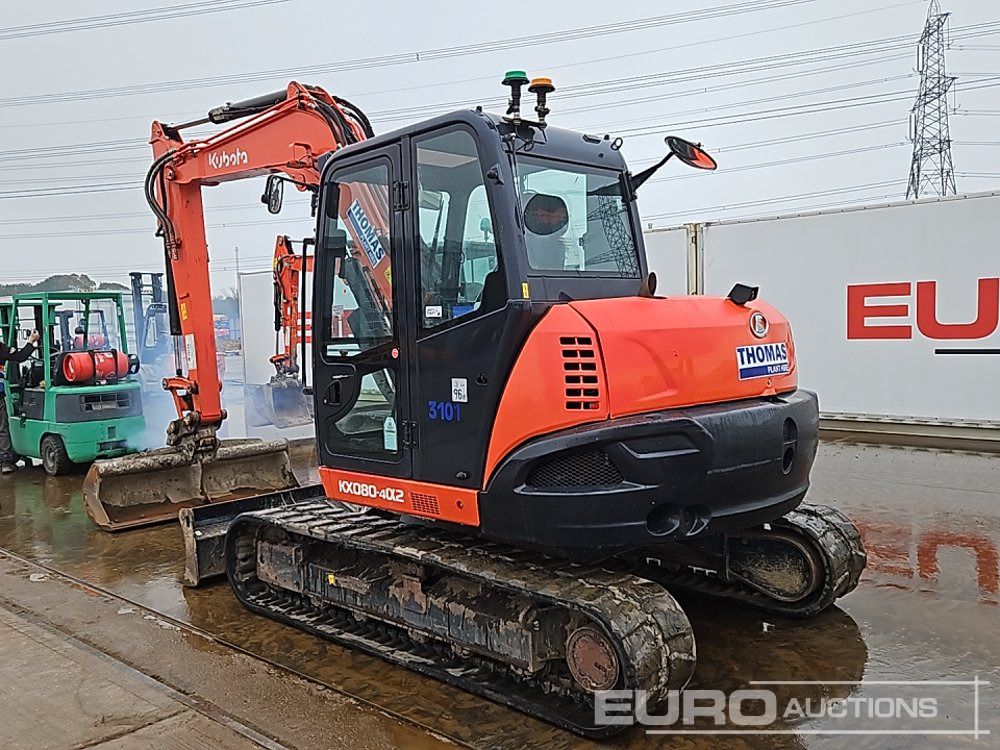 2020 Kubota KX080-4A2 - Miniexcavadora: foto 3 2020 Kubota KX080-4A2 - Miniexcavadora: foto 3