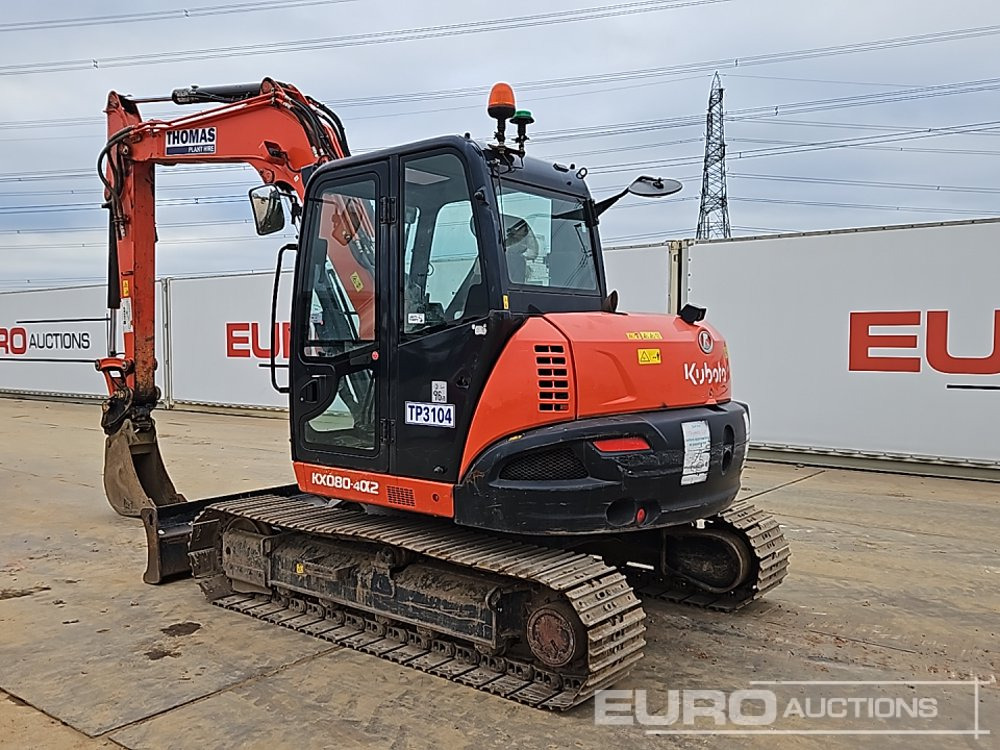 2020 Kubota KX080-4A2 - Miniexcavadora: foto 3 2020 Kubota KX080-4A2 - Miniexcavadora: foto 3