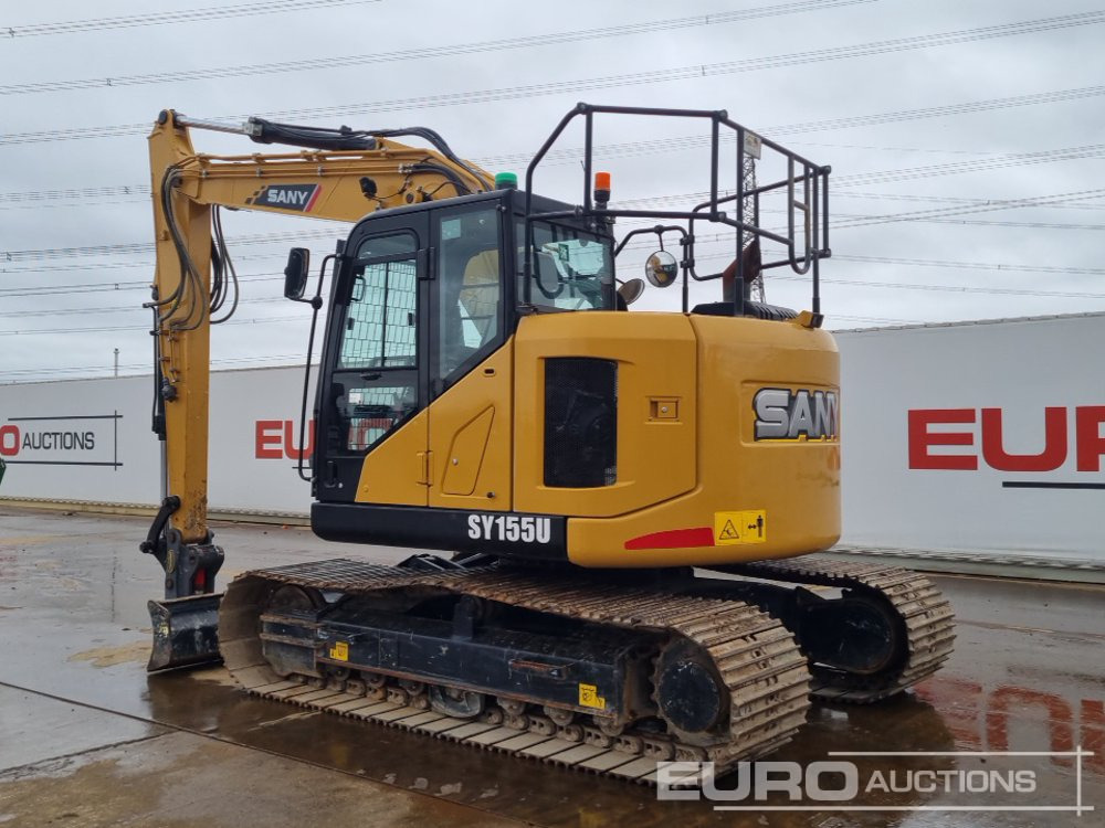 2022 Sany SY155U - Excavadora de cadenas: foto 3 2022 Sany SY155U - Excavadora de cadenas: foto 3