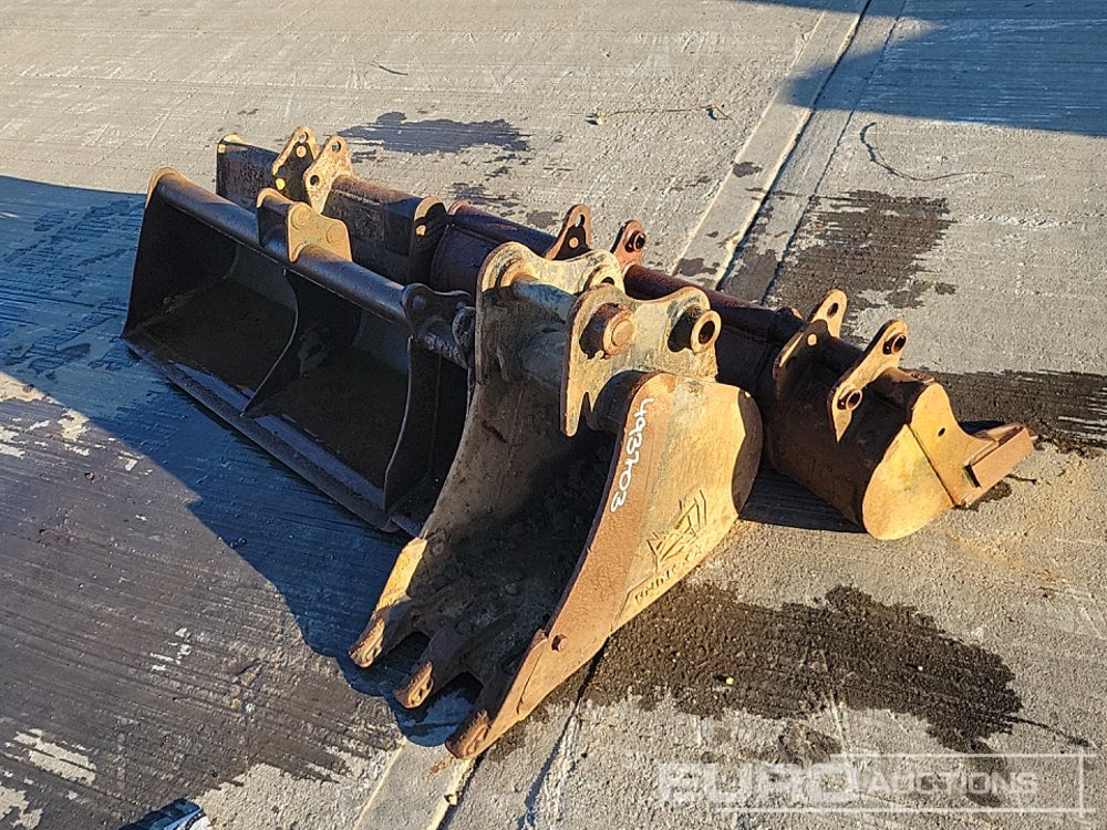 36", 30", 30" Ditching, 12", 12", 10" Digging Bucket 25-35mm Pin to suit Mini Excavator - Cazo: foto 1 36", 30", 30" Ditching, 12", 12", 10" Digging Bucket 25-35mm Pin to suit Mini Excavator - Cazo: foto 1
