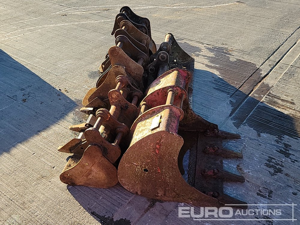 36" Ditching, 24" Scoop, 18, 12", 12", 10", 10" Digging Bucket 30-35mm Pin to suit Mini Excavator - Cazo: foto 2 36" Ditching, 24" Scoop, 18, 12", 12", 10", 10" Digging Bucket 30-35mm Pin to suit Mini Excavator - Cazo: foto 2