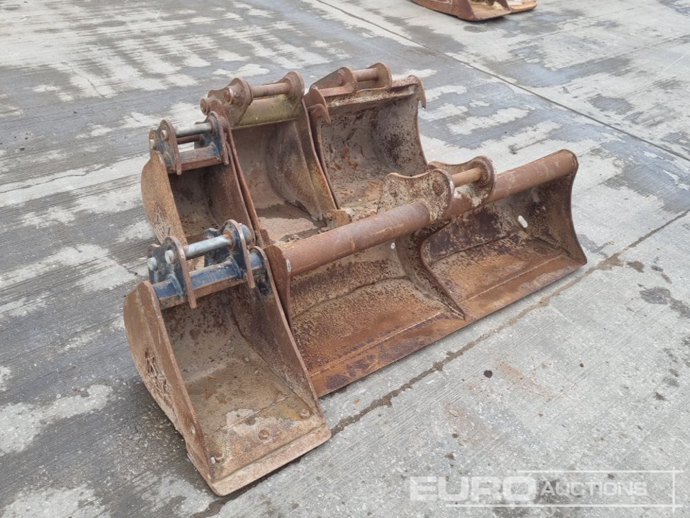 Cazo 48" Ditching, 18", 12", 12", 10" Digging Bucket 30-40mm Pin to suit Mini Excavator: foto 7