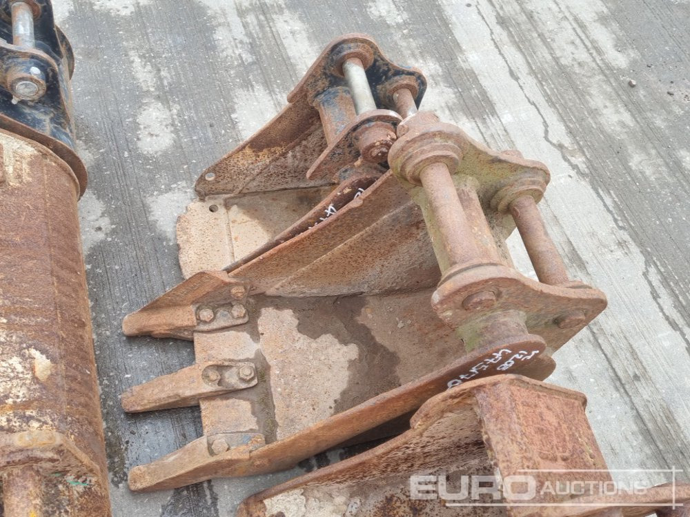 Cazo 48" Ditching, 18", 12", 12", 10" Digging Bucket 30-40mm Pin to suit Mini Excavator: foto 18