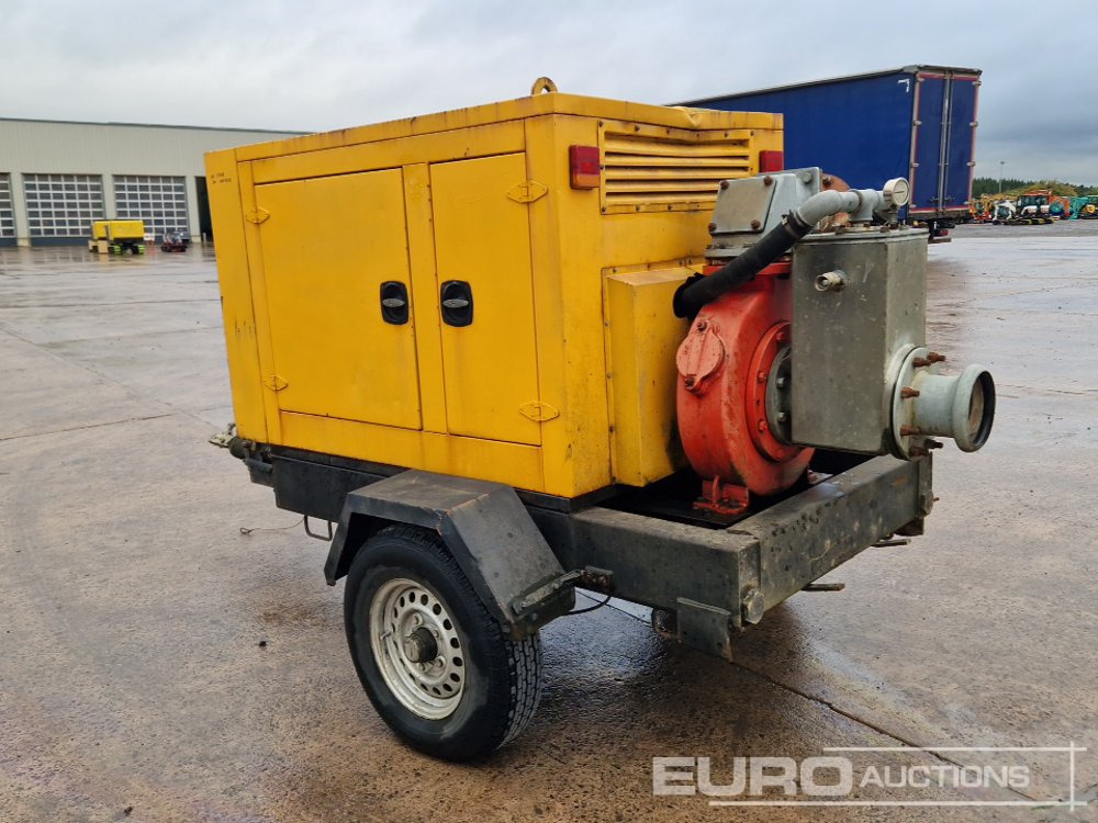BBA 6" Single Axle Diesel Water Pump, Yanmar Engine - Bomba de agua: foto 3 BBA 6" Single Axle Diesel Water Pump, Yanmar Engine - Bomba de agua: foto 3