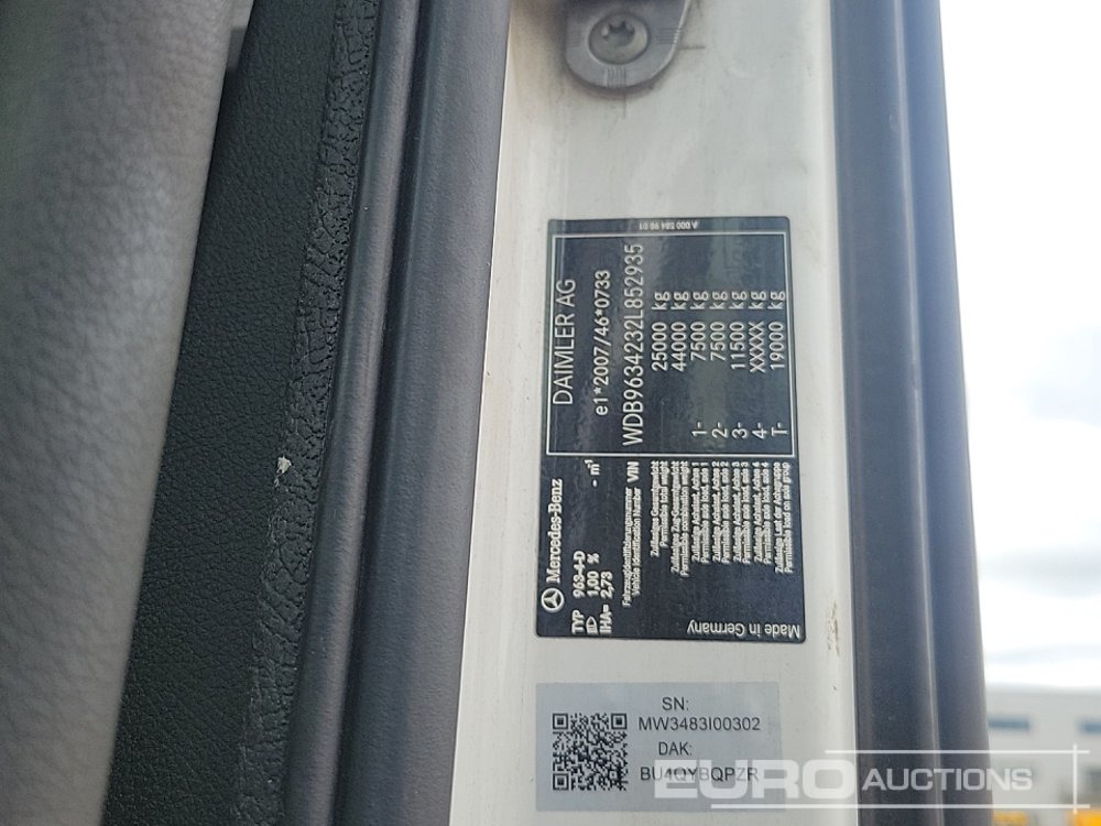 Cabeza tractora 2014 Mercedes Actros 2545: foto 42