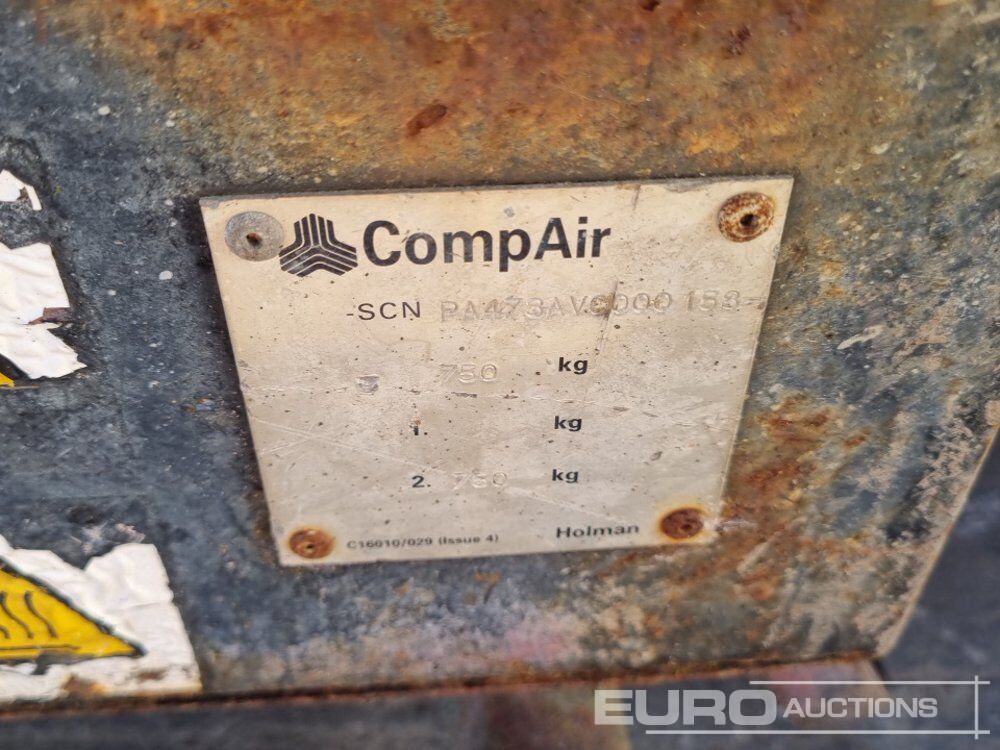 Compresor de aire Comp Air Compressor (Engine Missing), Atlas Copco Single Axle Compressor (Engine Missing), Comp Air Single Axle Compressor (Engine Missing): foto 32 Compresor de aire Comp Air Compressor (Engine Missing), Atlas Copco Single Axle Compressor (Engine Missing), Comp Air Single Axle Compressor (Engine Missing): foto 32