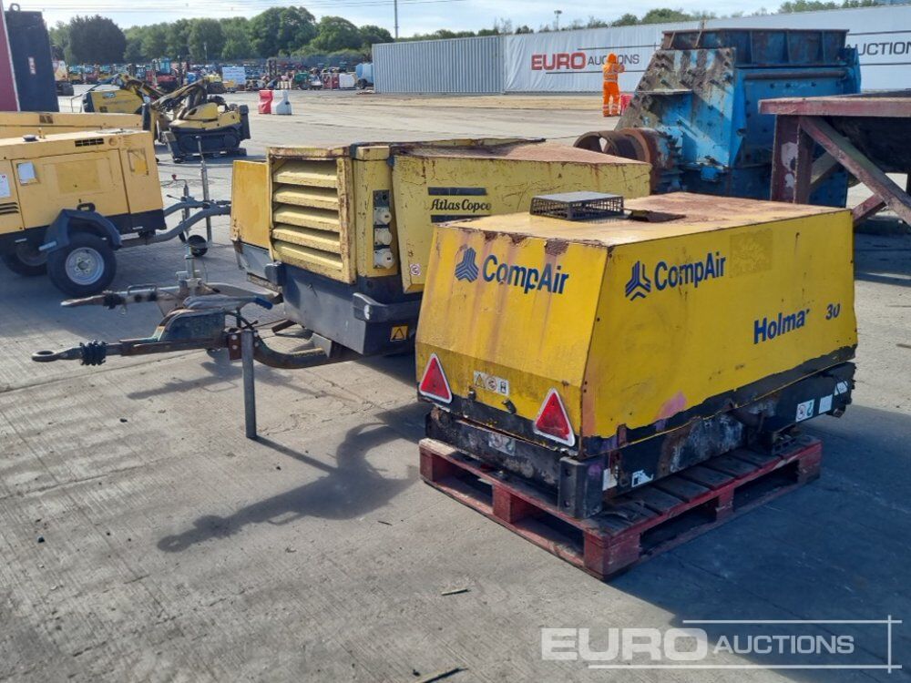 Comp Air Compressor (Engine Missing), Atlas Copco Single Axle Compressor (Engine Missing), Comp Air Single Axle Compressor (Engine Missing) - Compresor de aire: foto 1 Comp Air Compressor (Engine Missing), Atlas Copco Single Axle Compressor (Engine Missing), Comp Air Single Axle Compressor (Engine Missing) - Compresor de aire: foto 1