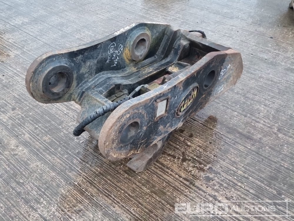 Geith Hydraulic Double Lock Quick Hitch 80mm Pin to suit 20 Ton Excavator - Acoplamiento rápido: foto 1 Geith Hydraulic Double Lock Quick Hitch 80mm Pin to suit 20 Ton Excavator - Acoplamiento rápido: foto 1