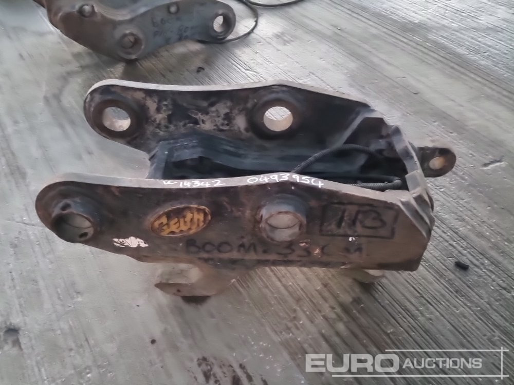 Geith Hydraulic Double Lock Quick Hitch 80mm Pin to suit 20 Ton Excavator - Acoplamiento rápido: foto 2 Geith Hydraulic Double Lock Quick Hitch 80mm Pin to suit 20 Ton Excavator - Acoplamiento rápido: foto 2