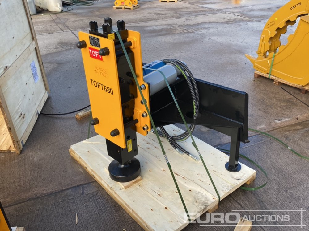 Unused 2025 TOFT TOFT680 Hydraulic Post Driver to suit Skidsteer Loader - Implemento para Excavadora: foto 1 Unused 2025 TOFT TOFT680 Hydraulic Post Driver to suit Skidsteer Loader - Implemento para Excavadora: foto 1