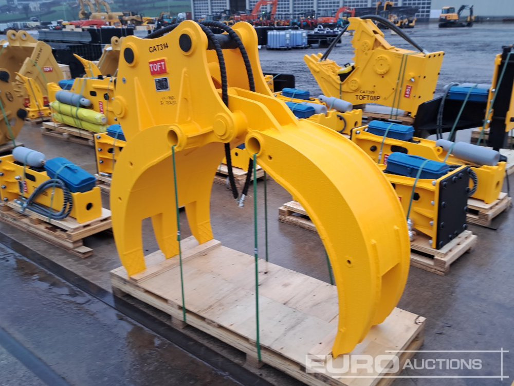 Unused 2025 Toft ASC65 Hydraylic 5 Tyne Grapple 65mm Pin to suit 13 Ton Excavator - Implemento para Excavadora: foto 4 Unused 2025 Toft ASC65 Hydraylic 5 Tyne Grapple 65mm Pin to suit 13 Ton Excavator - Implemento para Excavadora: foto 4