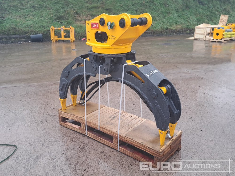Unused 2025 Toft TOFT04G Hydraulic Rotating Grapple 45mm Pin to suit 4-6 Ton Excavator - Implemento para Excavadora: foto 1 Unused 2025 Toft TOFT04G Hydraulic Rotating Grapple 45mm Pin to suit 4-6 Ton Excavator - Implemento para Excavadora: foto 1