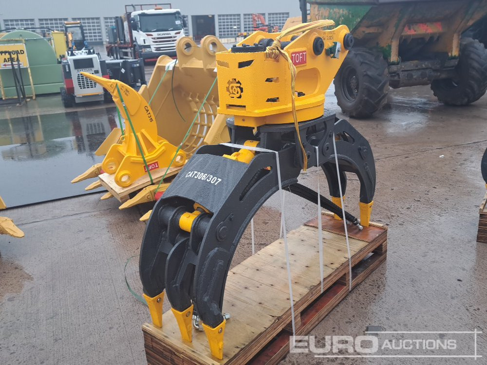 Unused 2025 Toft TOFT04G Hydraulic Rotating Grapple 45mm Pin to suit 4-6 Ton Excavator - Implemento para Excavadora: foto 3 Unused 2025 Toft TOFT04G Hydraulic Rotating Grapple 45mm Pin to suit 4-6 Ton Excavator - Implemento para Excavadora: foto 3