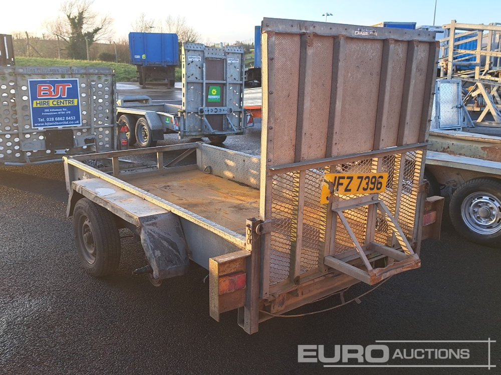 Indespension 8' x 5' Twin Axle Plant Trailer, Ramp - Remolque porta maquinaria: foto 2 Indespension 8' x 5' Twin Axle Plant Trailer, Ramp - Remolque porta maquinaria: foto 2
