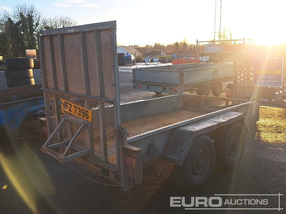 Indespension 8' x 5' Twin Axle Plant Trailer, Ramp - Remolque porta maquinaria: foto 3 Indespension 8' x 5' Twin Axle Plant Trailer, Ramp - Remolque porta maquinaria: foto 3