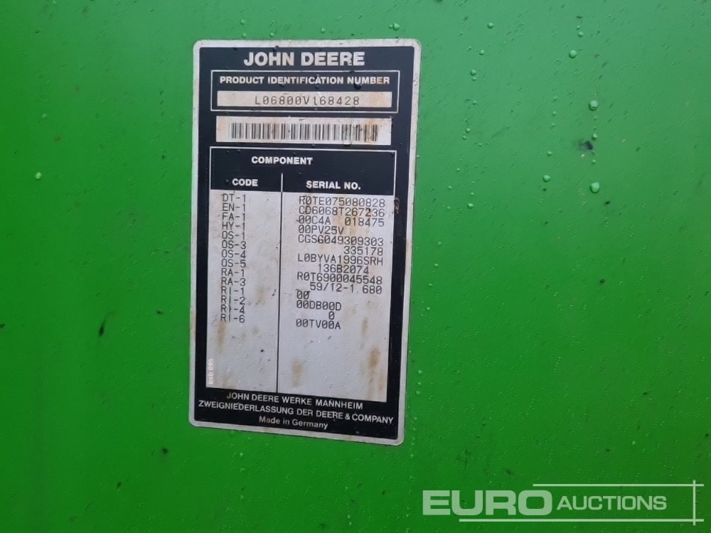 Tractor John Deere 6810: foto 45