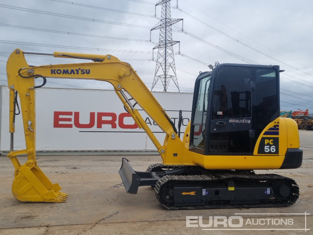 Komatsu PC56-7 - Miniexcavadora: foto 2 Komatsu PC56-7 - Miniexcavadora: foto 2